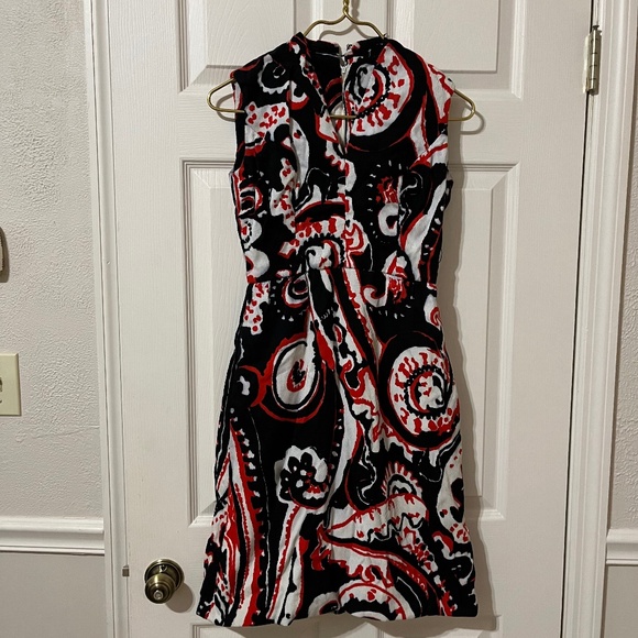 Vintage red and black dress - Picture 1 of 15